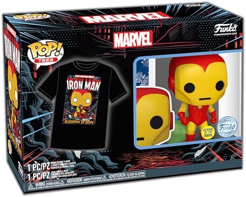 Funko POPTee Marvel- Holiday Iron ManGW- XL