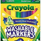 Crayola Washable Markers Broad Point Classic Colors 8Pack 58-7808 Pack of 3 Multi