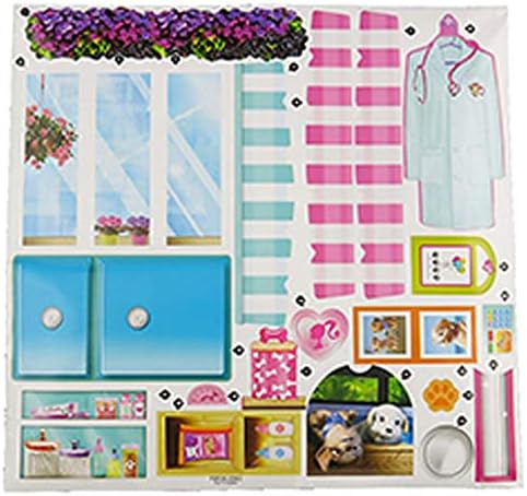 Barbie Replacement Parts Pet Care Center Playset - FBR36 Replacement Labels - Sheet
