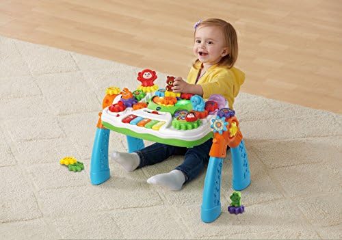 VTech GearZooz 2-in-1 Jungle Friends Gear Park Frustration Free Packaging Multicolor