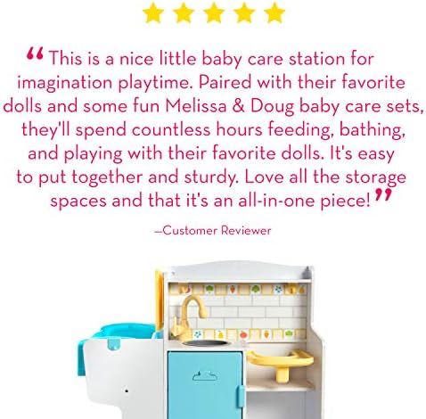 Melissa & Doug Melissa Doug Mine to Love Baby Care Activity Center for Doll