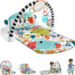 Fisher-Price Baby Playmat Glow and Grow Kick Play Piano Gym Blue Musical Learning Toy