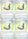 Pokemon Snorlax Doll 175182 - Paradox Rift - Pokemon Trainer Card Lot x4 - Playset