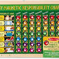 Melissa & Doug Melissa Doug Deluxe Wooden Magnetic Responsibility Chart With 90 Magnets