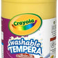 Crayola Washable Tempera Paint A" Yellow 32oz Squeeze Bottle Non-Toxic – 32