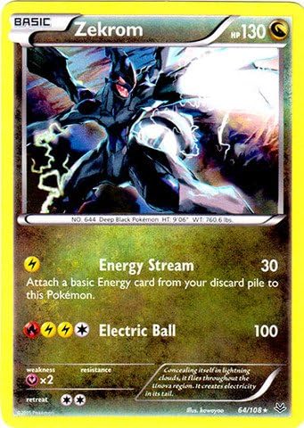 Pokemon - Zekrom 64108 - XY Roaring Skies