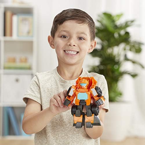 Transformers Playskool Heroes Rescue Bots Academy Wedge The Construction-Bot Converting