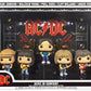 Funko ACDC Pack 5 Figurines POP Moments DLX Vinyl ACDC in Concert 9 cm