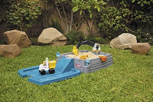 Little Tikes Dirt Diggers Excavator Sandbox for Including lid and Play Sand Multicolor