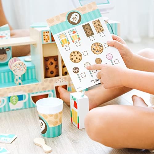 Melissa & Doug Melissa Doug Wooden Cafe Barista Coffee Shop 35 Pieces - FSC Certified