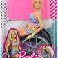 Barbie Fashionistas Doll 194 with Wheelchair Ramp Straight Blonde Hair Rainbow Romper with