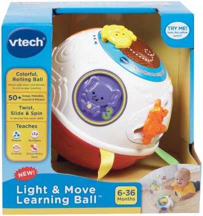 VTech Light and Move Learning Ball Red