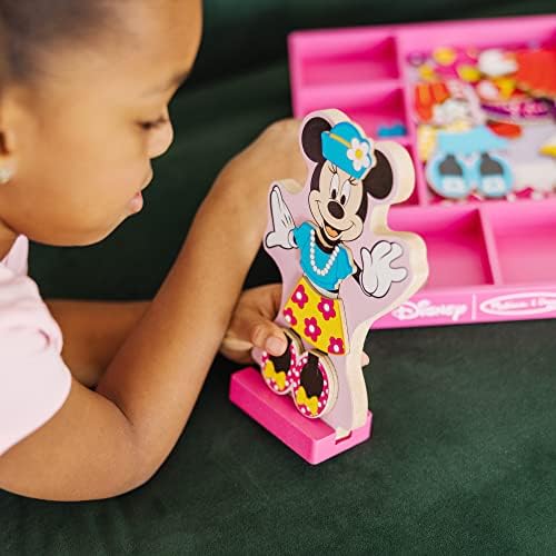 Melissa & Doug Melissa Doug Disney Minnie Mouse Magnetic Dress-Up Wooden Doll 35 pcs