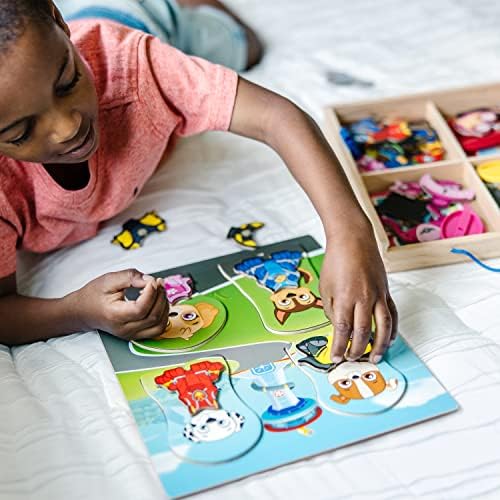 Melissa & Doug Melissa Doug PAW Patrol Wooden Magnetic Pretend Play 64 Pieces