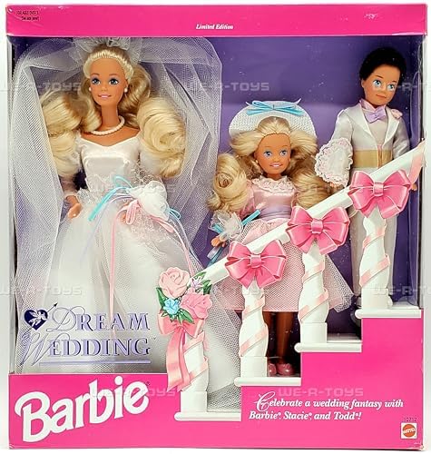 Barbie Dream Wedding Gift Set w Barbie Stacie Todd Dolls 1993