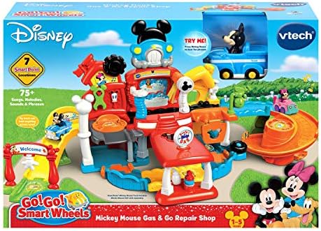 VTech Go Go Smart Wheels - Disney Mickey Mouse Gas and Go Repair Shop