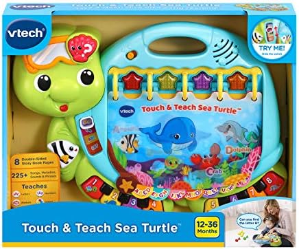 VTech Touch and Teach Sea Turtle Book Green