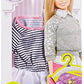 Barbie Fashion Pack Black Cheveron Trim Skirt