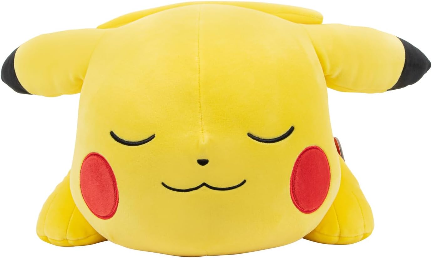 Pokemon Pikachu Sleeping Plush - 18-Inch Premium Plush in Sleeping Pose