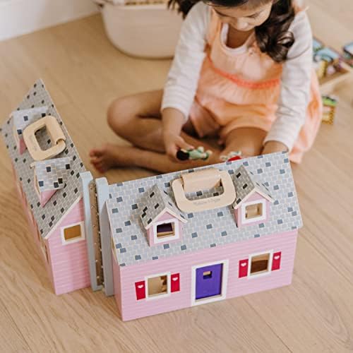 Melissa & Doug Melissa Doug Fold and Go Wooden Doll