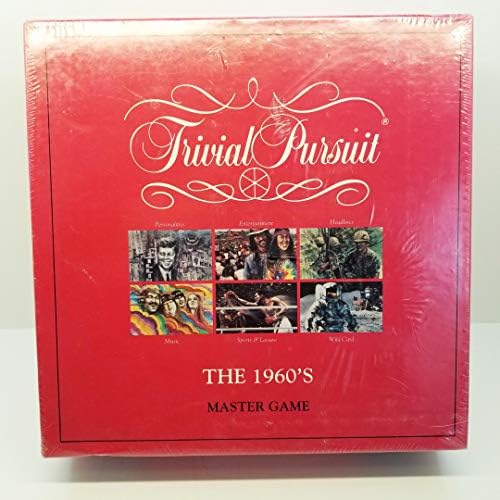 Hasbro Parker Brothers Trivial Pursuit The 1960's Master Game