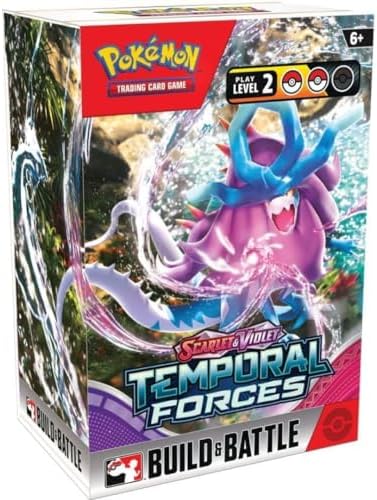 Pokemon TCG Scarlet and Violet Temporal Forces Build Battle Display Box 10 Kits