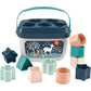 Fisher-Price Babys First Blocks Stacking Toy - 10 Shapes for Sorting Ages 6+ Months Navy Fawn – 10