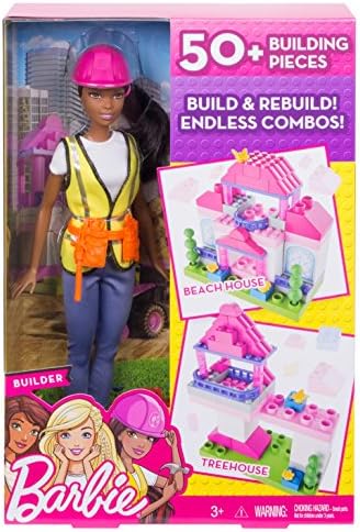 Barbie Builder Doll Playset Black Hair
