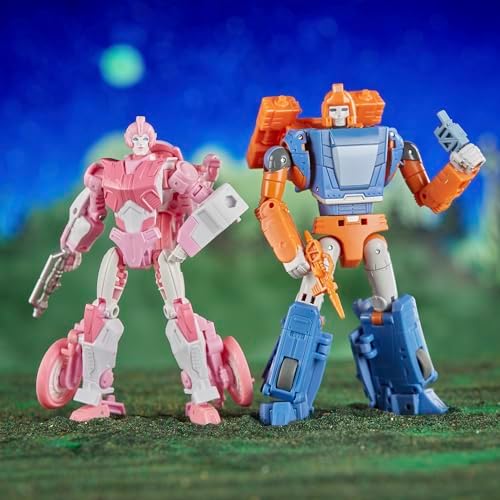 Transformers Legacy Evolution War Dawn 2-Pack Deluxe Cybertronian Erial and Dion Action