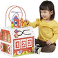 Melissa & Doug Melissa Doug First Play Slide Sort Roll Wooden Activity Barn