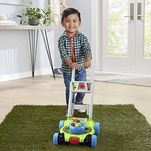 VTech Pop and Spin Mower Toy Frustration Free Packaging Green