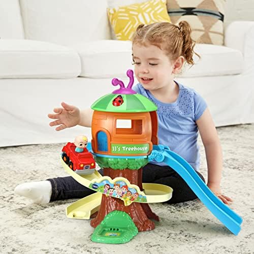 VTech CoCoMelon Go Go Smart Wheels Treehouse Track Set