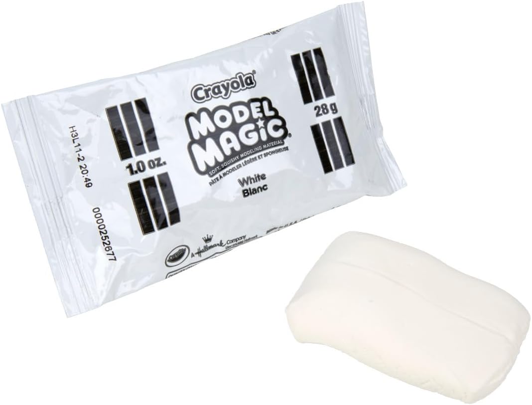 Crayola Model Magic A" White (75ct) 1oz Air-Dry Clay Packs – 75