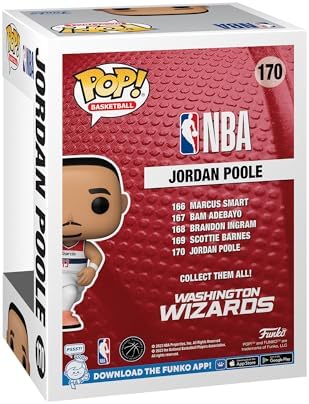 Funko Pop Toy Figure - Jordan Poole - NBA - Collectable Vinyl Figure