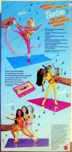 Mattel Barbie Workin' Out Doll 1996