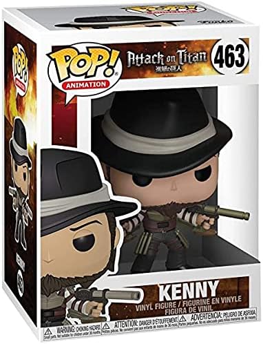 Funko Attack on Titan - Kenny Ackerman Pop Vinyl Figure Bundled with Compatible Pop Box