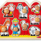 Melissa & Doug Melissa Doug Wooden Jumbo Knob Puzzle