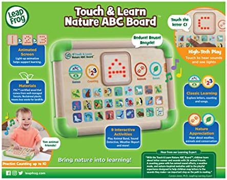 LeapFrog Touch and Learn Nature ABC Board Green