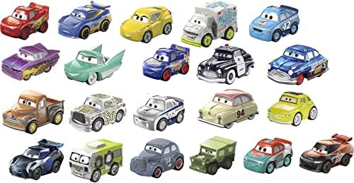 Mattel Disney and Pixar Cars Mini Racers 10-Pack Set with 10 Toy Vehicle