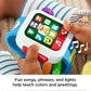 Fisher-Price Baby to Toddler Toy Laugh Learn aTime to Learn Smartwatch with Lights Music