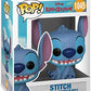 Funko Disney Lilo Stitch - Smiling Seated Stitch Pop Vinyl Figure Bundled with Compatible