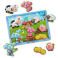 Melissa & Doug Melissa Doug Blue's Clues You Wooden Rainbow Stacking Puzzle 9 Pieces
