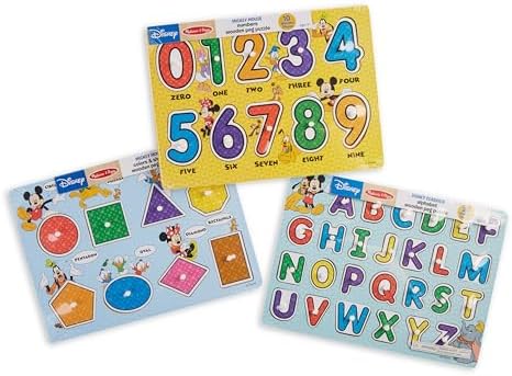 Melissa & Doug Melissa Doug Disney Wooden Peg Puzzle