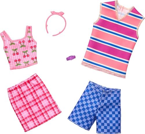 Barbie Clothes Set Fashion Accessory Pack for Barbie Ken Doll