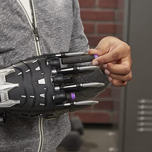 Marvel Nerf Power Moves Black Panther Power Slash Claw Dart-Launching Toy for Roleplay 5