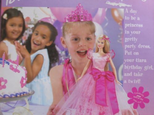 Barbie Happy Birthday Doll w Tiara for You 2002