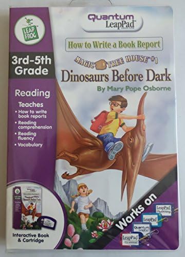 LeapFrog Quantum Pad Learning System Magic Tree House - Dinosaurs Before Dark Interactive