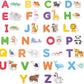 Crayola ABC Matching Magnet Set - Animal Party 52 Colorful Quality Foam Magnets Including