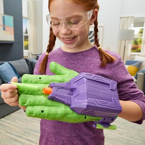 Marvel Avengers Hulk Thunderclap Blaster Roleplay Toy with 3 NERF Darts Super Hero for