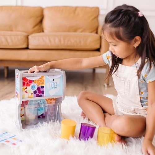 Melissa & Doug Melissa Doug Thirst Quencher Wooden Drink Dispenser With Cups Juice